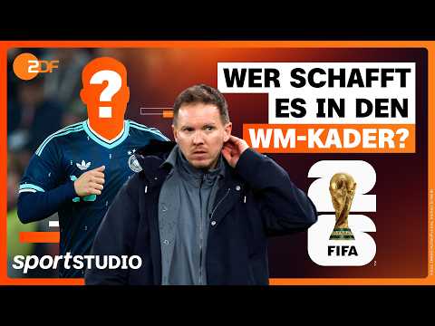 DFB-PK: Wen nominiert Julian Nagelsmann für die WM 2026? | sportstudio thumbnail