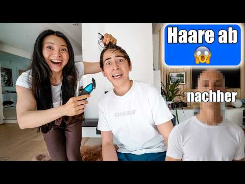Alle Haare ab rasieren ? Mama schneidet Haare zu Hause! Kein Geld für Friseur | VLOG Mamiseelen thumbnail