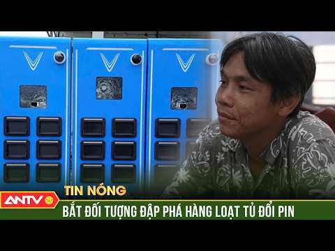 Bắt gã đàn ông dùng đá đập phá hàng loạt tủ đổi pin xe điện | ANTV thumbnail