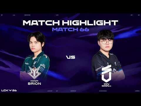 BRO vs DNS 매치 66 하이라이트 | 2026 LCK thumbnail