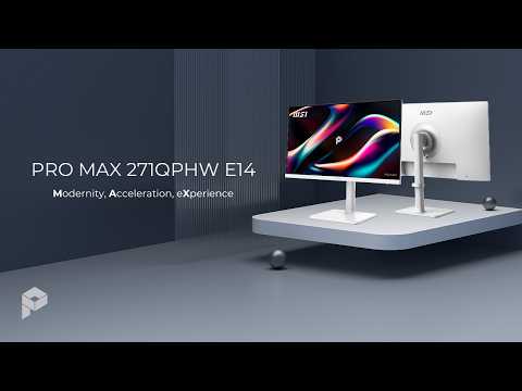 PRO MAX 271QPHW E14 | The New Era of Eye Care | MSI thumbnail