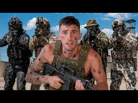 VOY A LA GUERRA POR PRIMERA VEZ !! *CAMPO DE AIRSOFT MILITAR* thumbnail