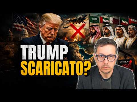 TRUMP SCARICATO DAGLI ARABI? | SOSPENDE L’ATTACCO MAI INIZIATO thumbnail