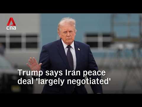 Trump says Iran peace deal 'largely negotiated', with provision to reopen Strait of Hormuz thumbnail