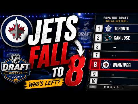 NHL Draft Lottery Fallout: Winnipeg Jets fall to 8, Leafs win number 1 thumbnail