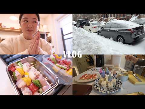 Vlog｜十年來最大雪、哈森生日趴、換daycare、閒不下來愛找事做｜VanessaLiao thumbnail