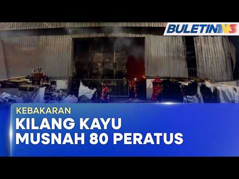 KEBAKARAN | Kilang Kayu Musnah Dijilat Api thumbnail