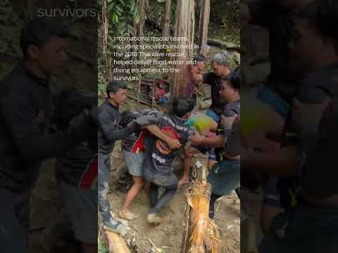 Tears of joy as four rescued alive from Laos cave thumbnail