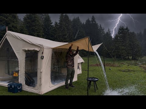 ☔️ YATAK VE OTURMA ODALI ÇADIRLA LÜKS KAMP thumbnail