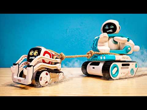 ¡Robot Cozmo vs Robot Eilik en un tanque! ¿Quién GANARÁ? thumbnail