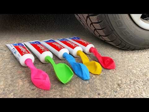 COCA COLA BALLOON VS CAR, Coca Cola Zero, PowerAde, Fanta, Sprite, Fruko and Mentos Diff Unde thumbnail