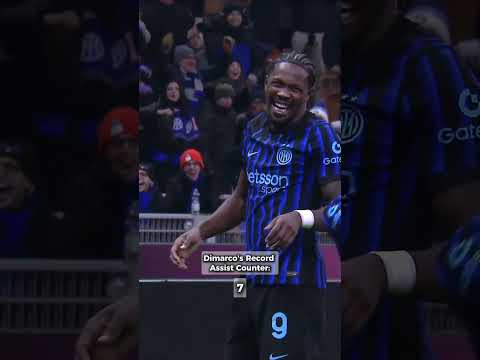 DIMARCO all season assist for the all time record 🏅 #SerieA #Dimarco #Inter thumbnail