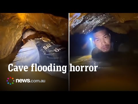 Rescue crews battle rising water to reach trapped miners thumbnail