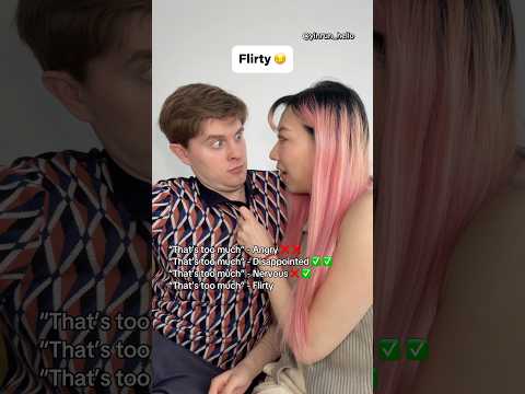 He tried to RIZZ me 😡😂 #thatstoomuch #couplechallenge #couplegame #yinrunandluke #couple thumbnail