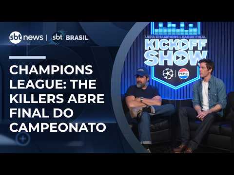 Champions League: The Killers fala ao SBT sobre show de abertura do campeonato | #SBTBrasil thumbnail