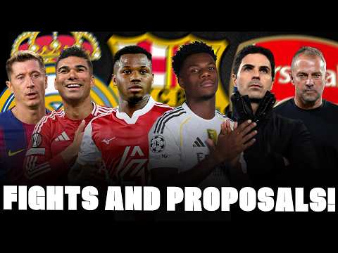 🚨 REAL MADRID FIGHTS! TWO PROPOSALS TO BE SENT! ANSU BOMBA, BARÇA PLANS, BYE MAN UNITED… thumbnail
