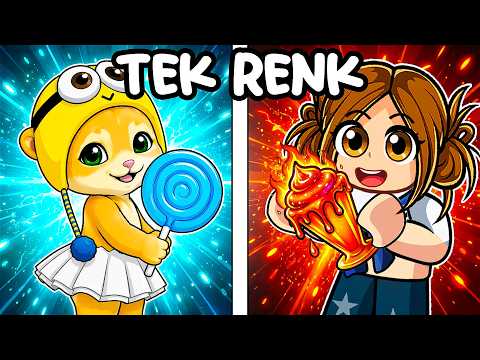 Tek Renk Yeme Yarışı😱🍓 Roblox One Color Food thumbnail