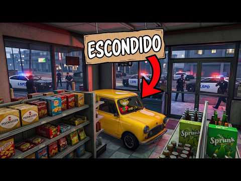 JUEGO al ESCONDITE con COCHES pero me ESCONDO dentro de UNA TIENDA - GTA 5 ONLINE thumbnail