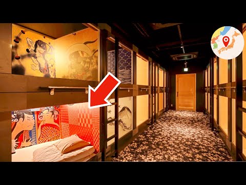 Capsule Hotel Ninja & Geisha 😴 Cheap & Unique Stay in Osaka 🛏 Solo Travel Vlog thumbnail