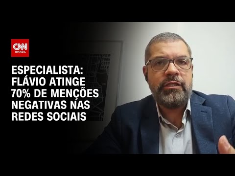 Flávio atinge 70% de menções negativas nas redes sociais, diz cientista de dados | WW thumbnail