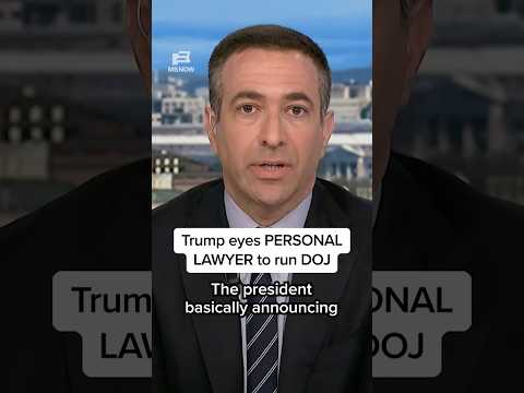 Trump eyes PERSONAL LAWYER to run DOJ thumbnail