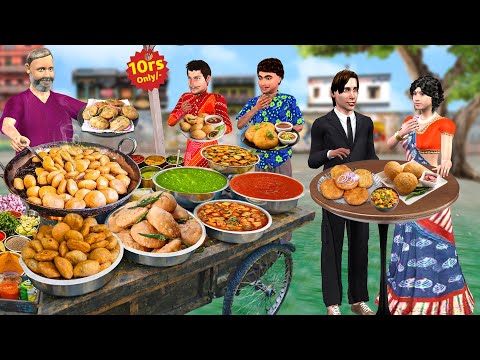 10 Rupees Ka Matar Dal Kachori Wala Street Food Hindi Kahaniya Moral Stories thumbnail