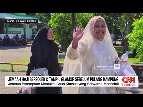 Jemaah Haji Bersolek Sebelum Pulang Kampung thumbnail