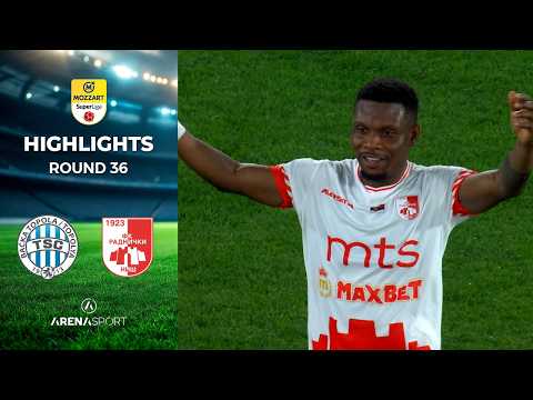 TSC - Radnički Niš 1:2 | MOZZART BET SUPERLIGA SRBIJE (36. kolo) | 16. maj 2026. thumbnail