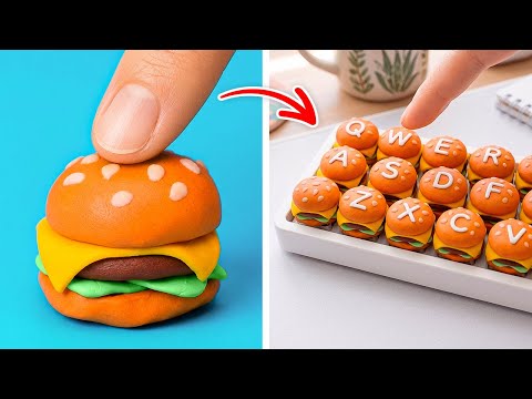 Almost edible Mini Crafts 🍔 Unleash Your food Creativity 🎨 thumbnail
