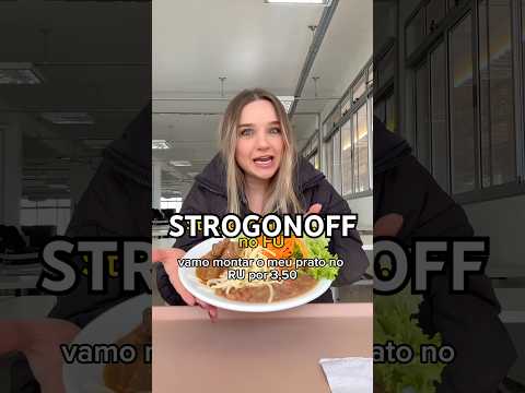 VLOG ALMOÇANDO STROGONOFF POR 3,50 NA FACULDADE 😳😱 #ru #tudoqueeucomo #almoco #comendo #utfpr thumbnail