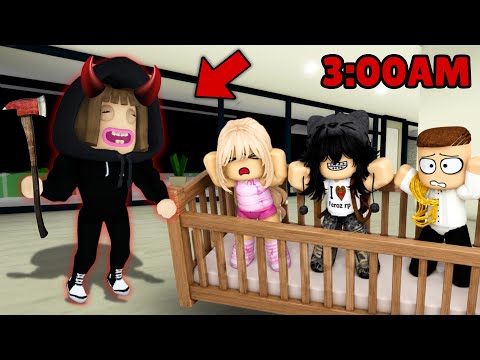 Someone BROKE into our HOUSE at 3AM! sa BROOKHAVEN! (ROBLOX RP TAGALOG) thumbnail