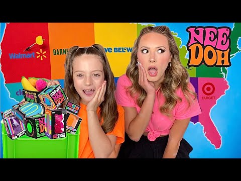 THROWING A DART AT A MAP & NEEDOH HUNTING WHEREVER IT LANDS 🎯🤭 #needoh #trending #shopping #viral  thumbnail