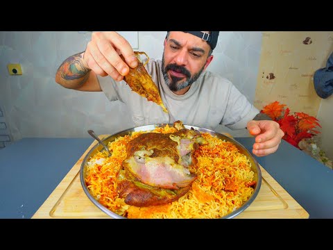 الحنيذ اليمني بكتف خروف على اصوله - موكبانغ اكل Yemeni Lamb Haneeth Mukbang Eating Show thumbnail