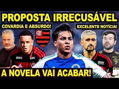 PROPOSTA IRRECUSÁVEL PRO FLAMENGO! FIM NOVELA! ABSURDO E COVARDIA COM MENGÃO! EXCELENTE NOTÍCIA! E+ thumbnail
