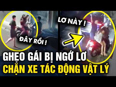 Tán gái nhưng KO ĐƯỢC ĐÁP LẠI, thanh niên chặn đầu xe TÁC ĐỘNG VẬT LÝ 2 cô gái | Tin 3 Phút thumbnail