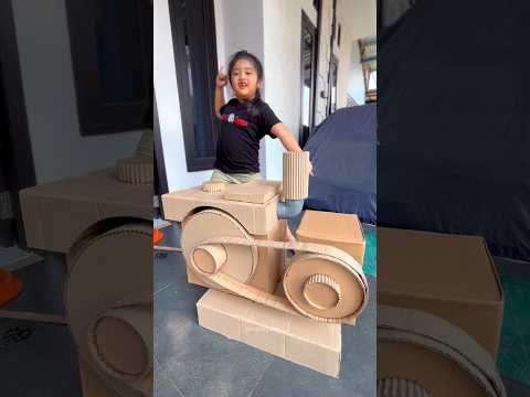 Mesin DIESEL traktor buatan Bocil #kreatif #kreasi #mainan #traktor #toys thumbnail