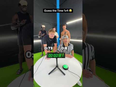Guess the Time Challenge 4v1 😂 First to 3 thumbnail