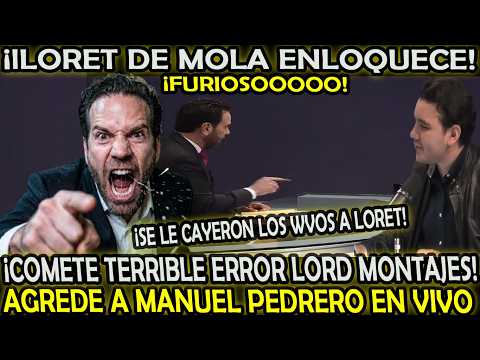 TIEMBLA LORET ENLOQUECE EN VIVO Y AGREDE A MANUEL PEDRERO NO PARABA DE LLORAR LORDMONTAJES thumbnail