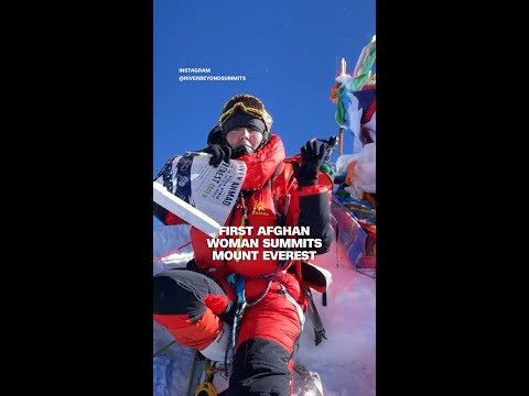 First Afghan woman summits Mount Everest thumbnail