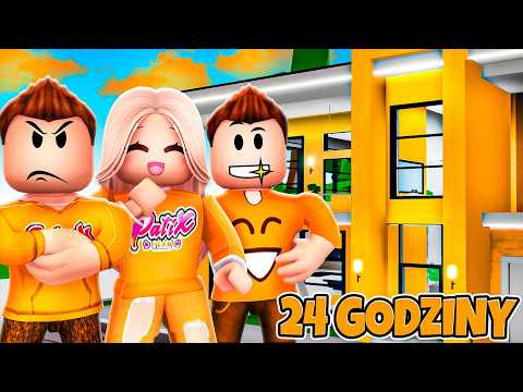 ŻYJEMY W POMARAŃCZOWYM ŚWIECIE PRZEZ 24 GODZINY na BROOKHAVEN w Roblox! thumbnail