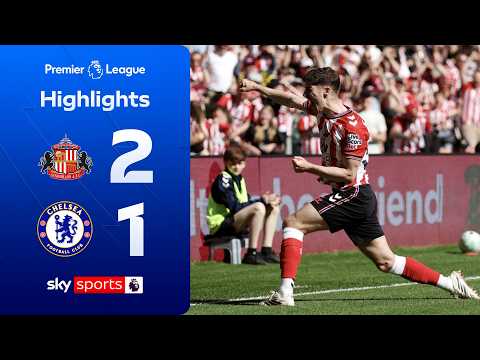 Sunderland net Europa League spot with win | Sunderland 2-1 Chelsea | Premier League Highlights thumbnail