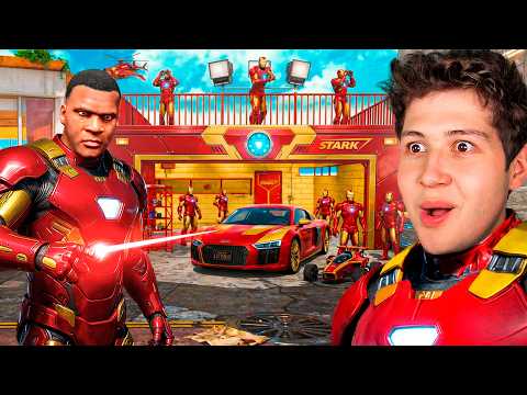 CONVERTÍ la CASA de FRANKLIN en la BASE de IRON MAN en GTA 5! 🦸‍♂️💥 (Mods) thumbnail