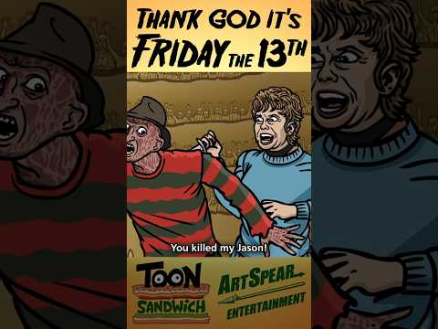 Hooray for Horror! - TOON SANDWICH #funny #horror #scream #comedy #animation #crossover thumbnail