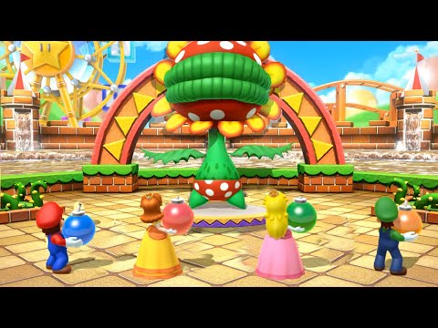 Mario Party 10  - Minigames - Mario vs Peach vs Luigi vs Daisy thumbnail