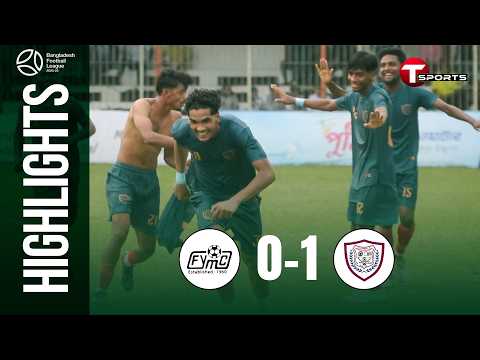 HIGHLIGHTS | Fakirerpool Young Mens Club vs PWD Sports Club | Bangladesh Football League 2025-26 thumbnail