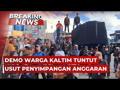 Demo Gubernur Kaltim, Warga Dorong Hak Angket Terkait Kebijakan Anggaran thumbnail