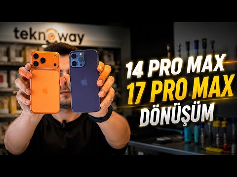 iPhone 14 Pro Max’i 17 Pro Max’e dönüştürdük! thumbnail