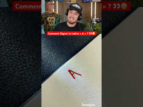 Comment Signer la Lettre « A » ? 👀😳 thumbnail