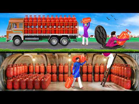 Underground Lpg Gas Cylinder Chor Cooking gas Cylinder Chori Hindi Kahaniya Moral Stories Comedy thumbnail