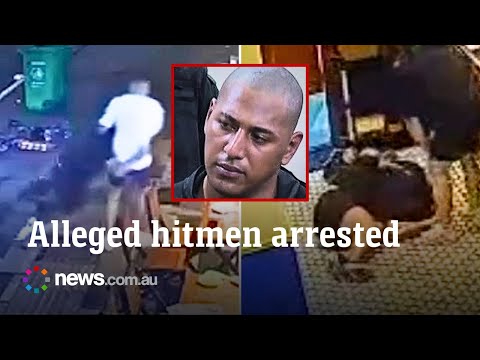 New footage shows alleged hitmen arrested over Sydney gangster’s murder thumbnail